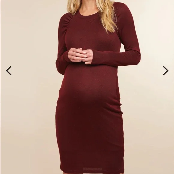 Motherhood Maternity Long Sleeve Maternity Dress new with Tag Size M. - Picture 4 of 8